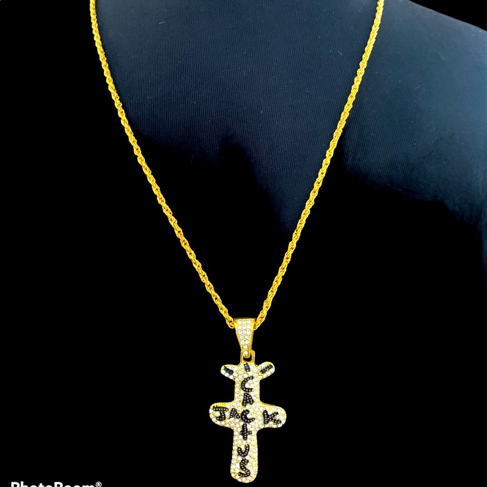 18K Gold Plated Cactus Jack Necklace